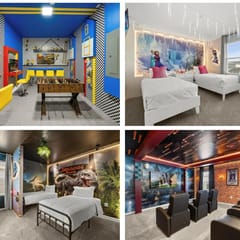 Frozen & Jurassic Room | Theater | Pool & Spa 9120