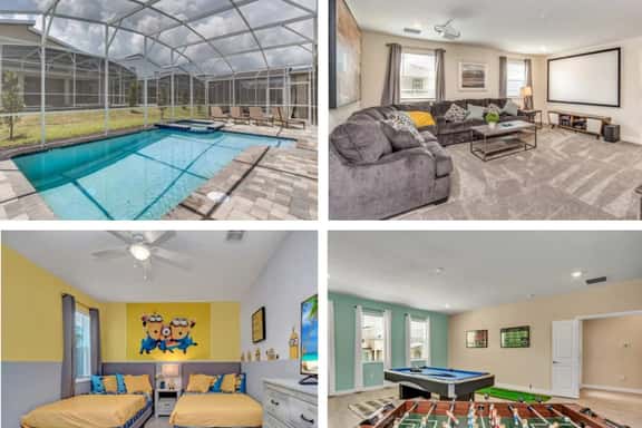 Minions | Projection Screen | Pool | Disney 780 - Image 1