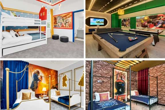Themed Rooms | Mario Kart | Private Pool | Disney - Image 1