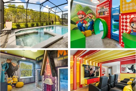 Mario | Minions | Theater | Private Pool | Disney 15883 - Image 1