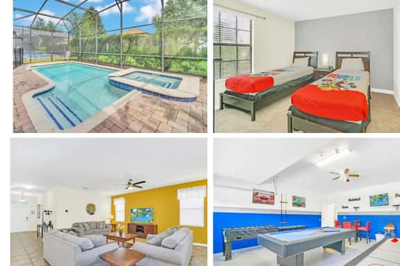 Gameroom | Pool Spa | Waterpark | Near Disney 1422 - Image 1