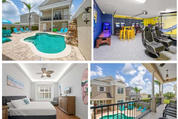 Minions - Arcade - Guest House - Villa - Pool & Spa 7521 - Image 1