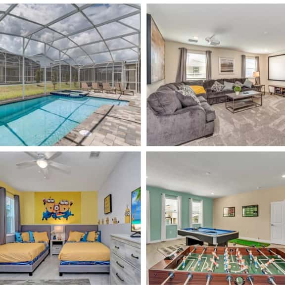Minions | Projection Screen | Pool | Disney 780 - Image 1