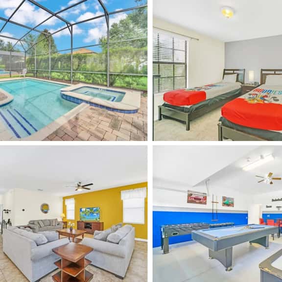 Gameroom | Pool Spa | Waterpark | Near Disney 1422 - Image 1