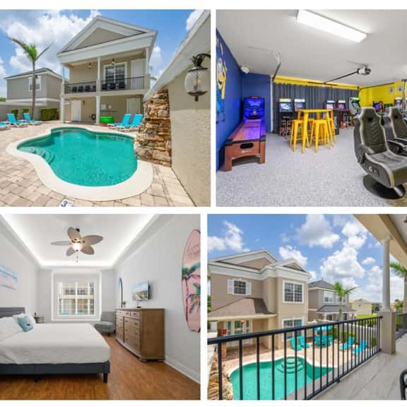 Minions - Arcade - Guest House - Villa - Pool & Spa 7521 - Image 1