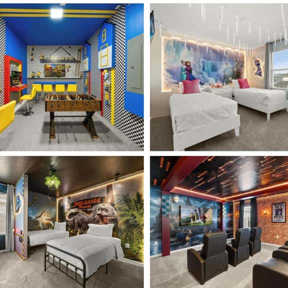 Frozen & Jurassic Room | Theater | Pool & Spa 9120 - Image 1