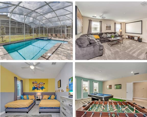 Minions | Projection Screen | Pool | Disney 780 - Image 1