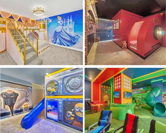2-Story Slide! Castle! 9 Mi 2 Disney! 9270 - Image 1