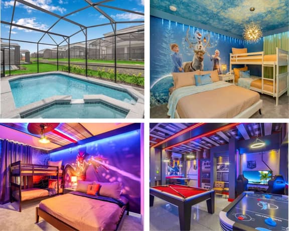 Hero Game Room-Frozen-Resort 7 mi 2 Disney-1806 - Image 1